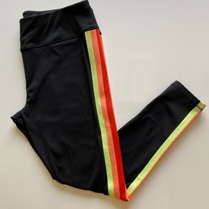 Avia athletic legging black with side stripe XXL